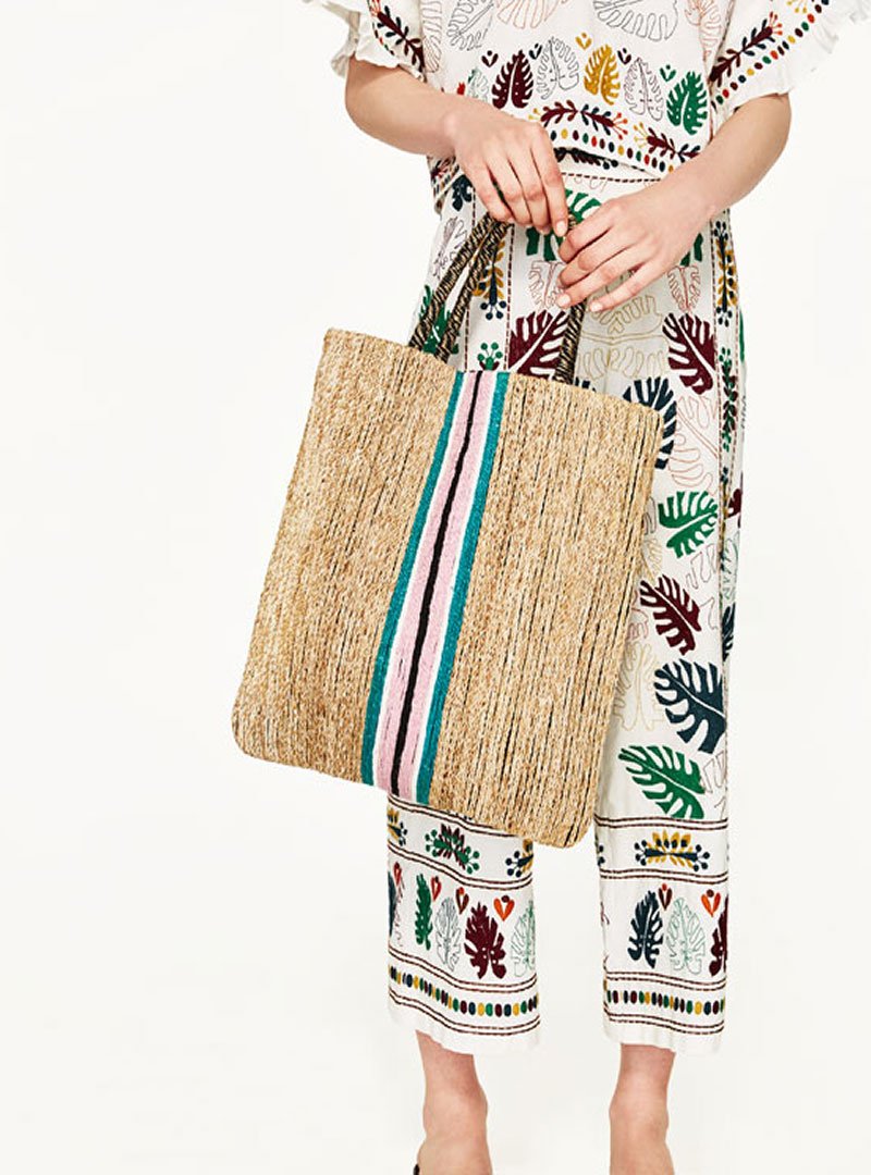 Striped Bag